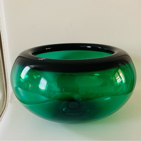 Royal Copenhagen Green Glass bowl - Picture 10 of 11